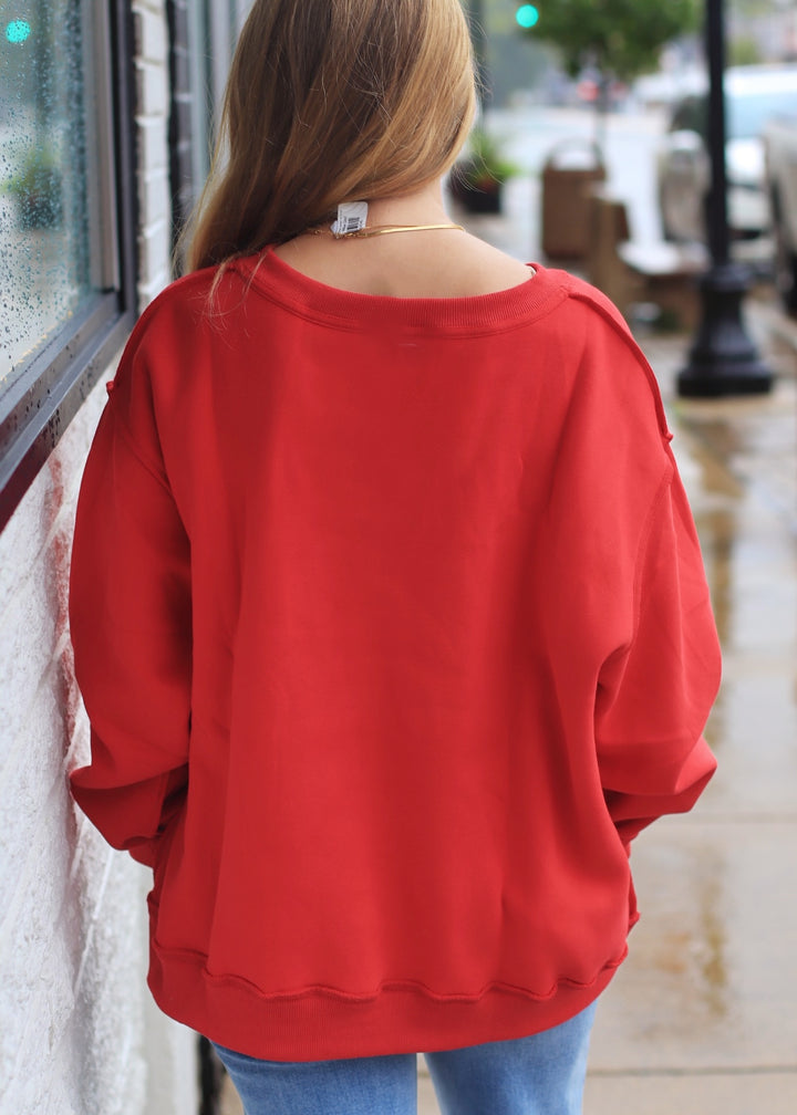 Ohio Embossed V-Notch Sweatshirt