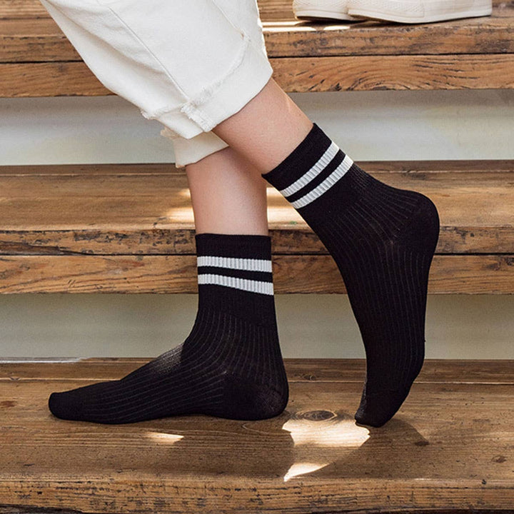 BASIC DAILY CASUAL SOCKS  KHAKIBLACK
