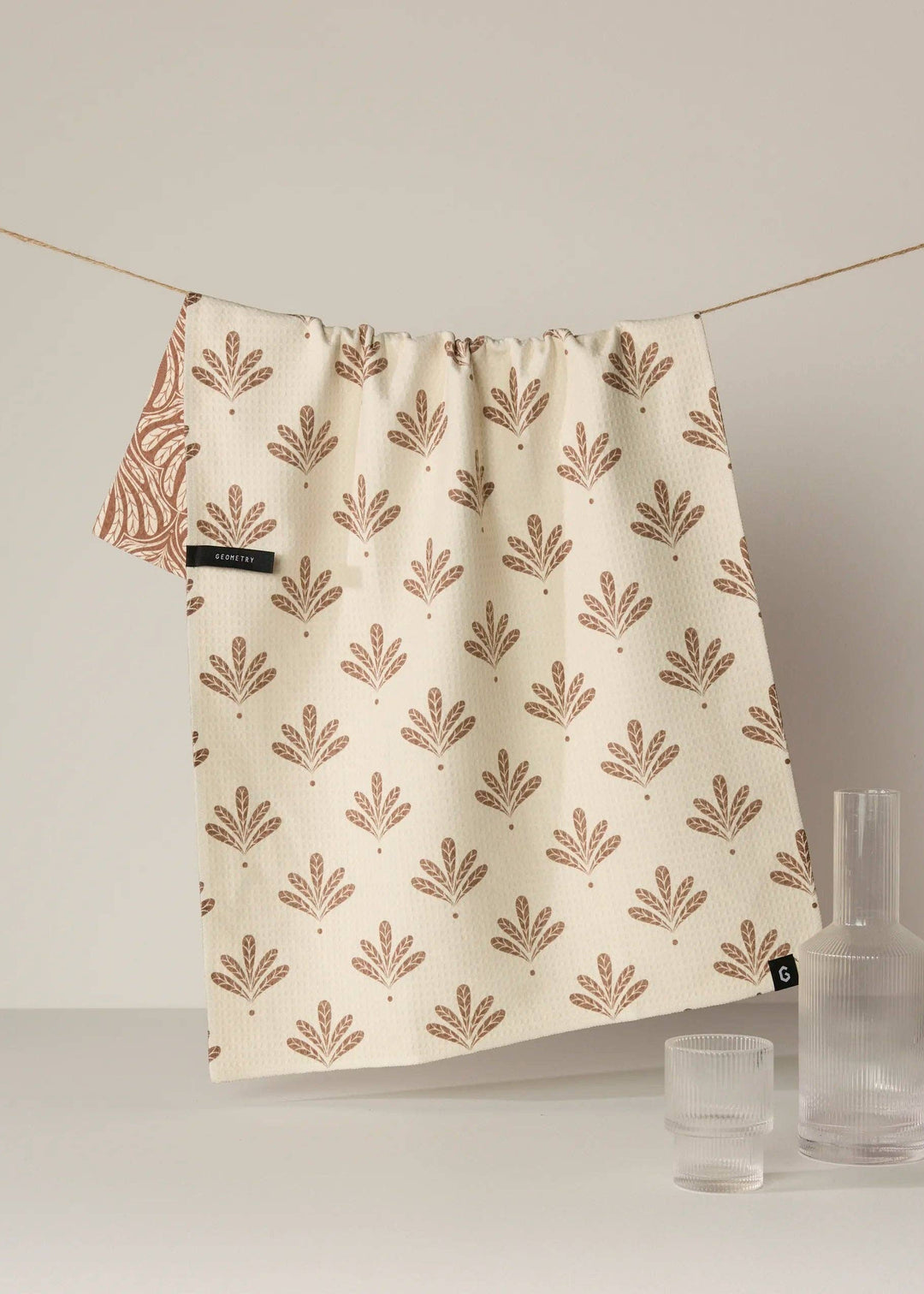 Desert Fronds Luxe Kitchen Towel