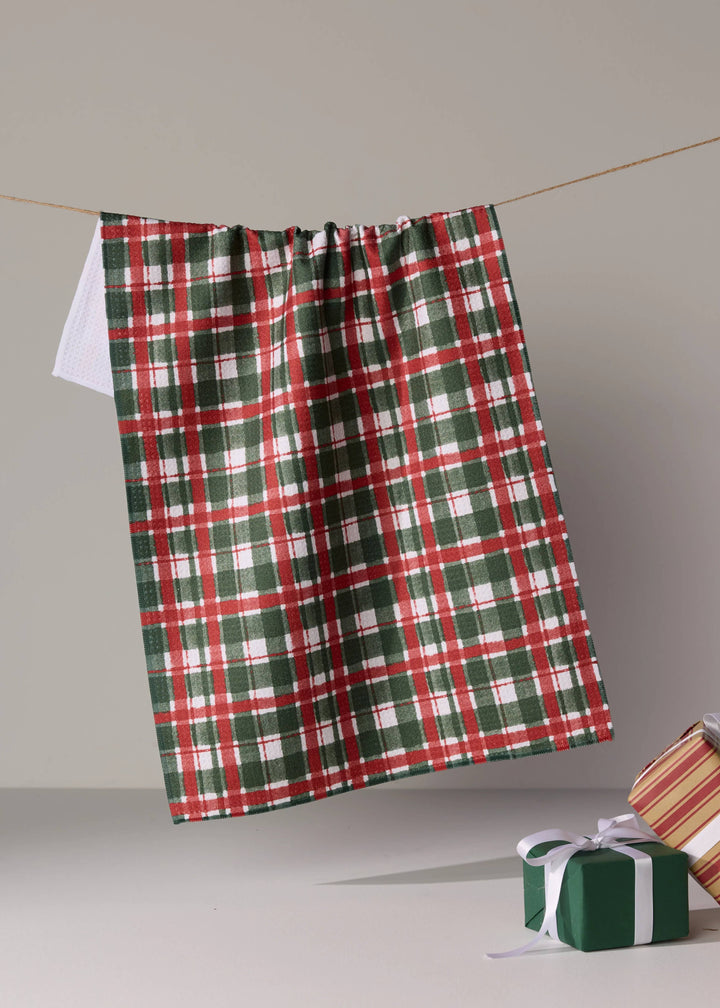 Alpine Plaid Tea Towel - Holiday 2026