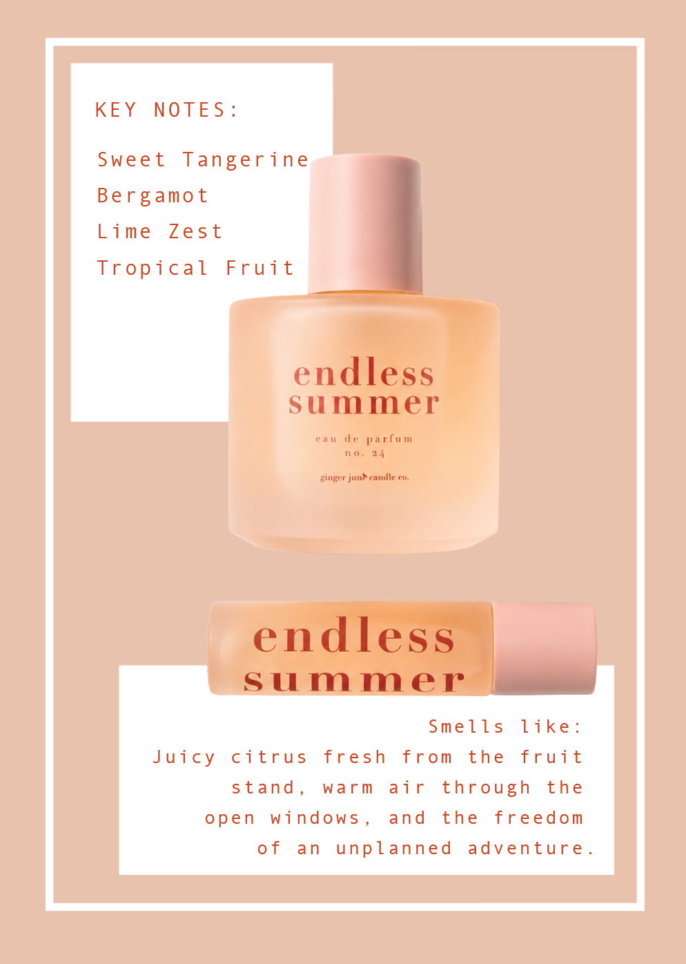 No. 24 Endless Summer •  Classic Clean Perfume