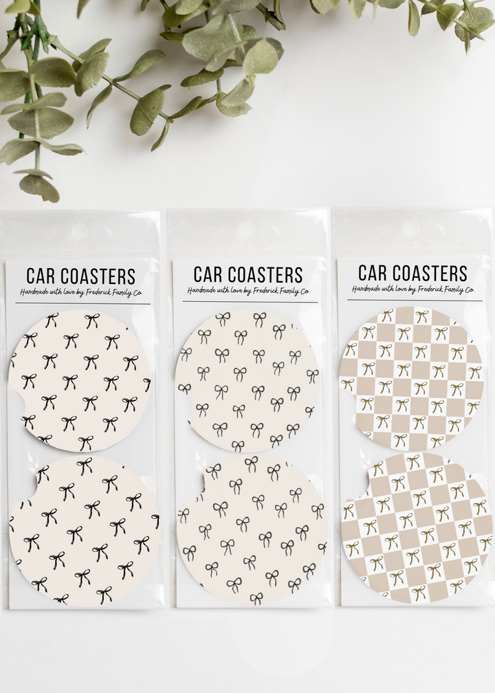 Car Coasters, Set of 2 Car Coasters