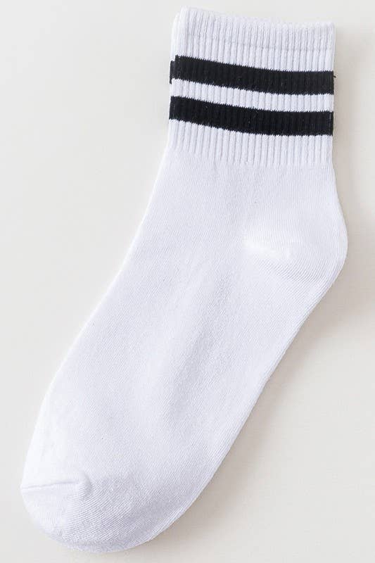 BASIC DAILY CASUAL SOCKS  KHAKIBLACK