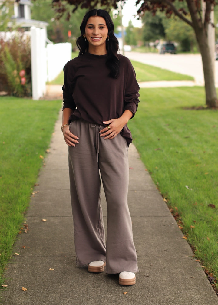 Pima Cotton Mock-Neck Raglan Tunic