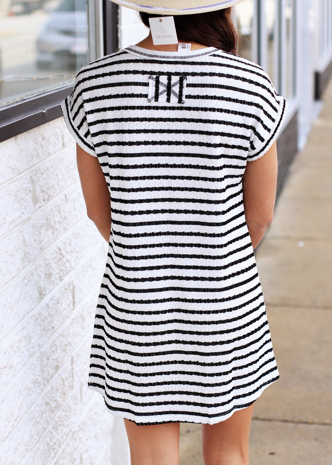 RESTOCK The Check Mate T-Shirt Dress