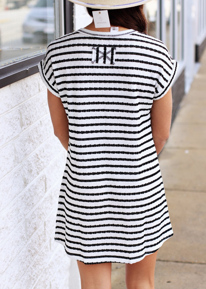 RESTOCK The Check Mate T-Shirt Dress