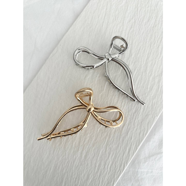 Ribbon-Style Half-Up Hair Claw
