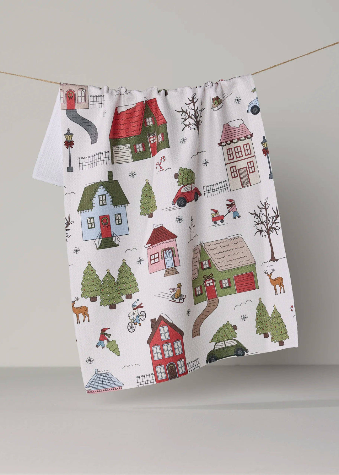 Winter Village Tea Towel - Holiday 2026