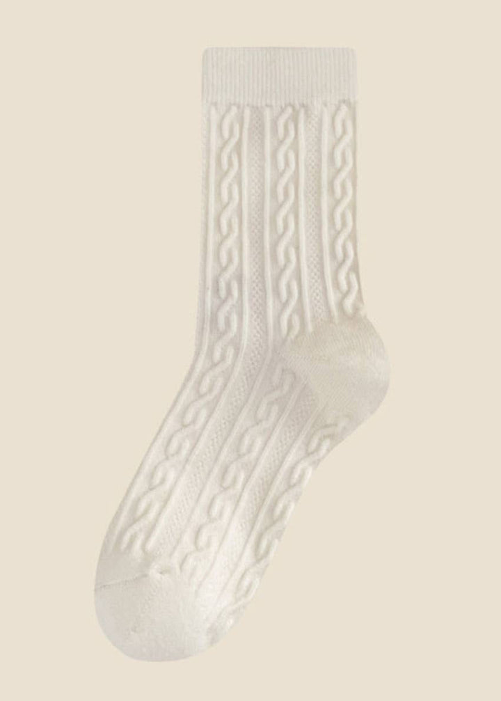 Cashmere Socks in Beige