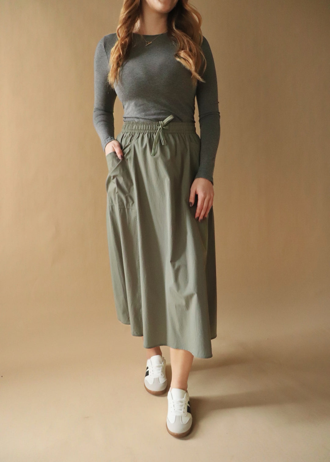 Sarah Flare Cargo Style Skirt