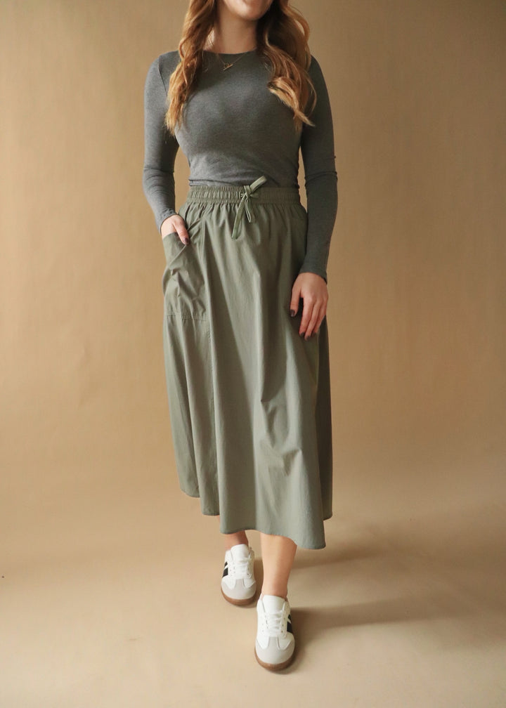 Sarah Flare Cargo Style Skirt