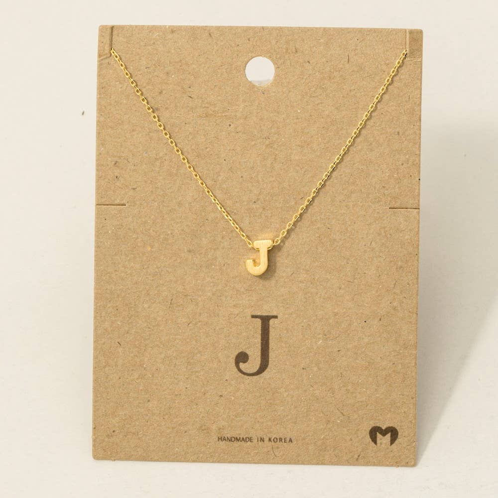 Initial Pendant Necklace