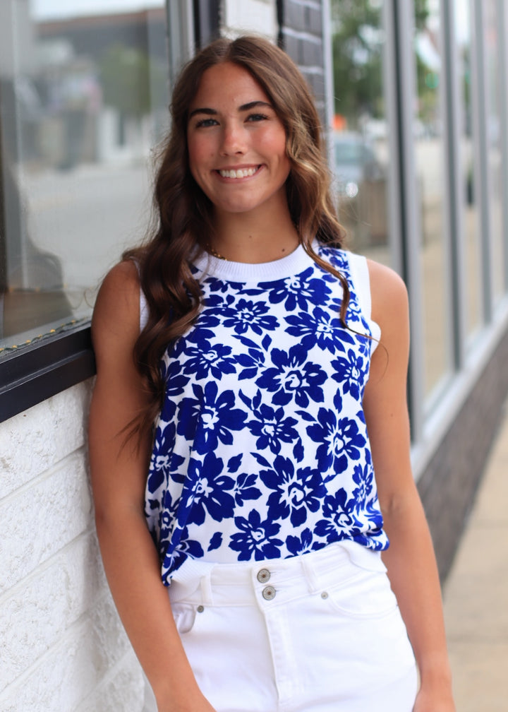 The Hampton Floral Tank
