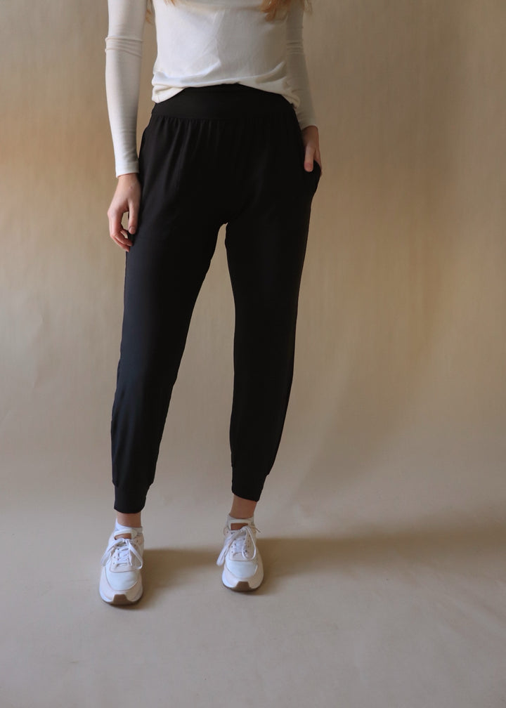 Butter Soft Joggers in Black