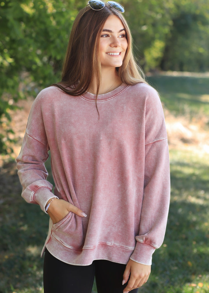 Winter Rose Pullover
