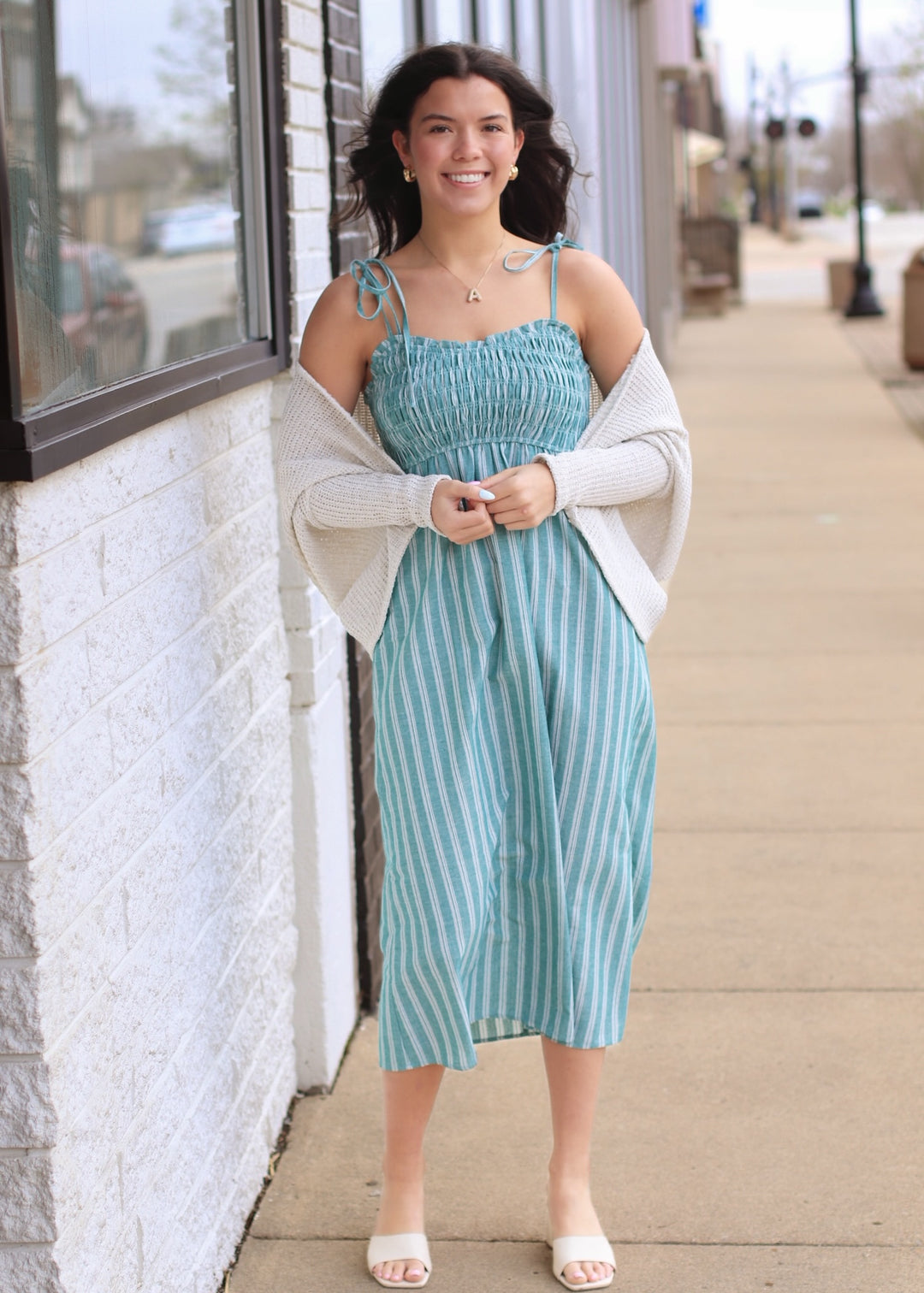 The Fresh Start Stripe Dress