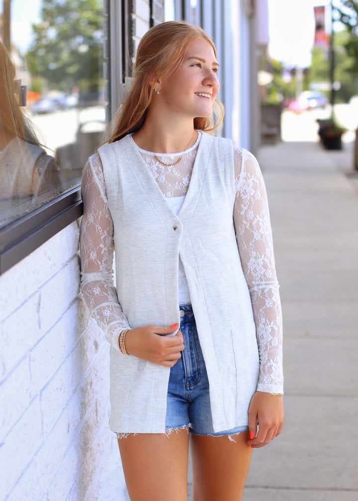 The Sweet Cream Lace Top