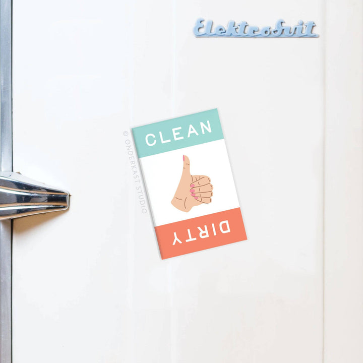 Dirty Clean Thumbs Up/Down Dishwasher Rectangle Magnet