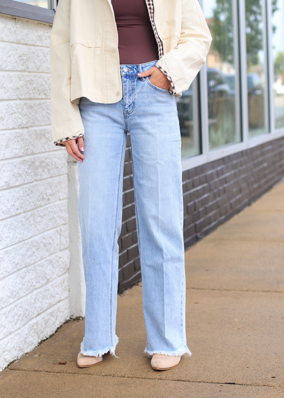 Comet High Rise Trouser Denim Jeans