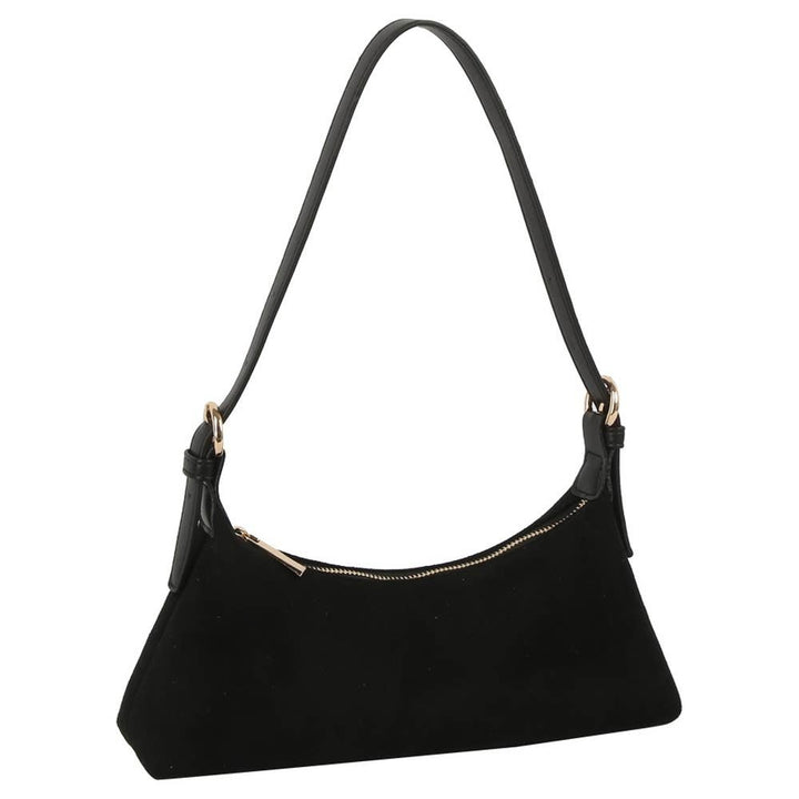 Faux Suede Shoulder Bag