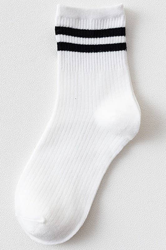 BASIC DAILY CASUAL SOCKS  KHAKIBLACK