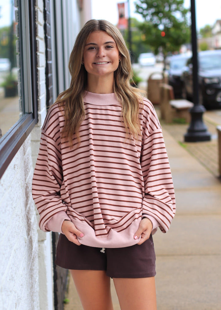 Strawberry Mocha Pullover