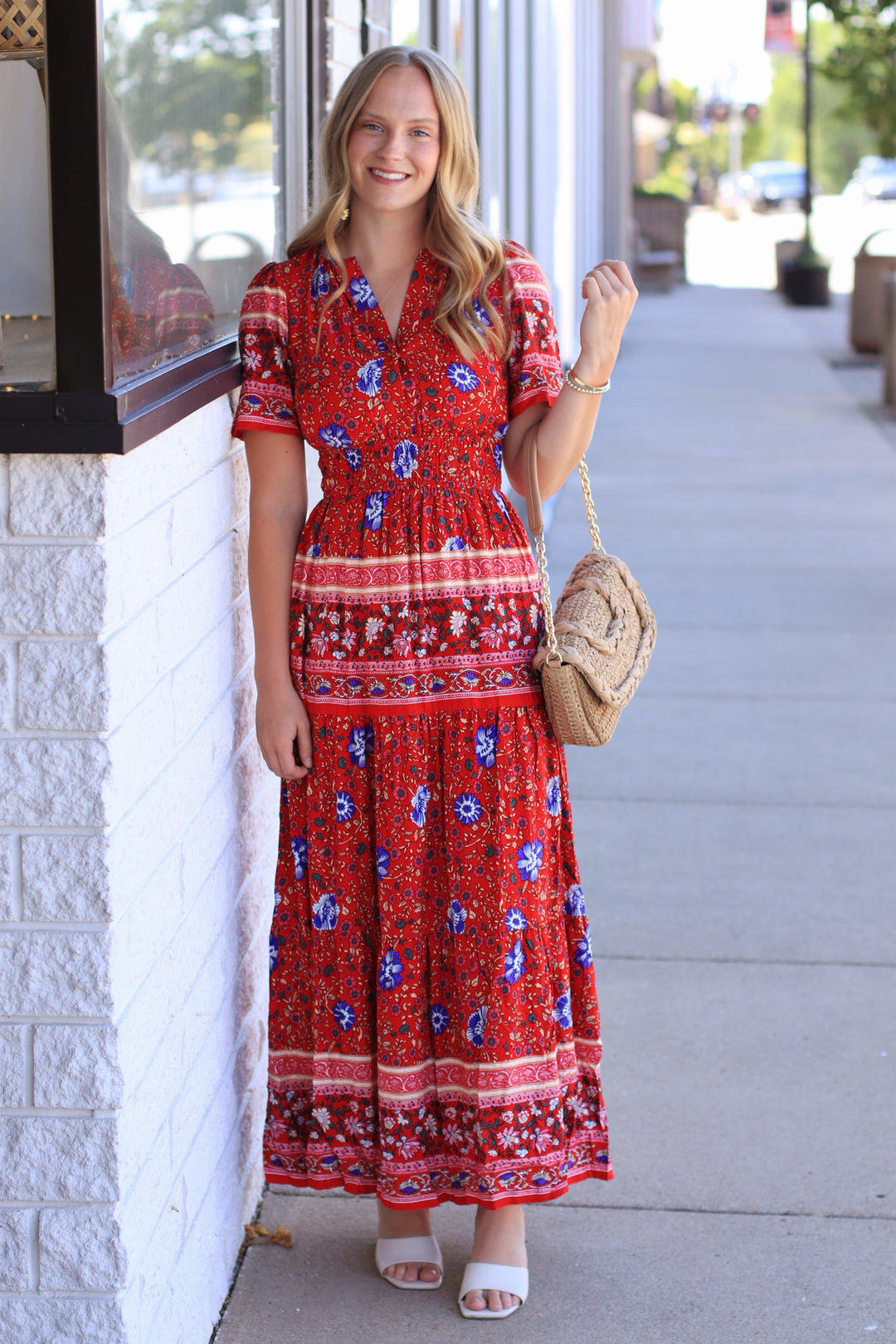 The Kaydree Dress in Hearth Rose