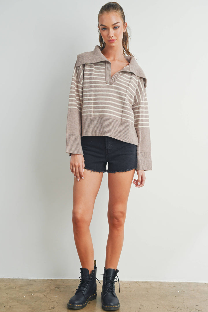 The Birchwood Striped Sweater