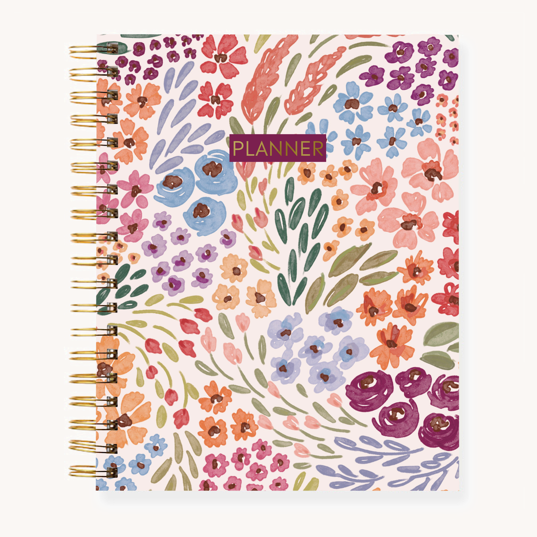 Floral Undated Planner