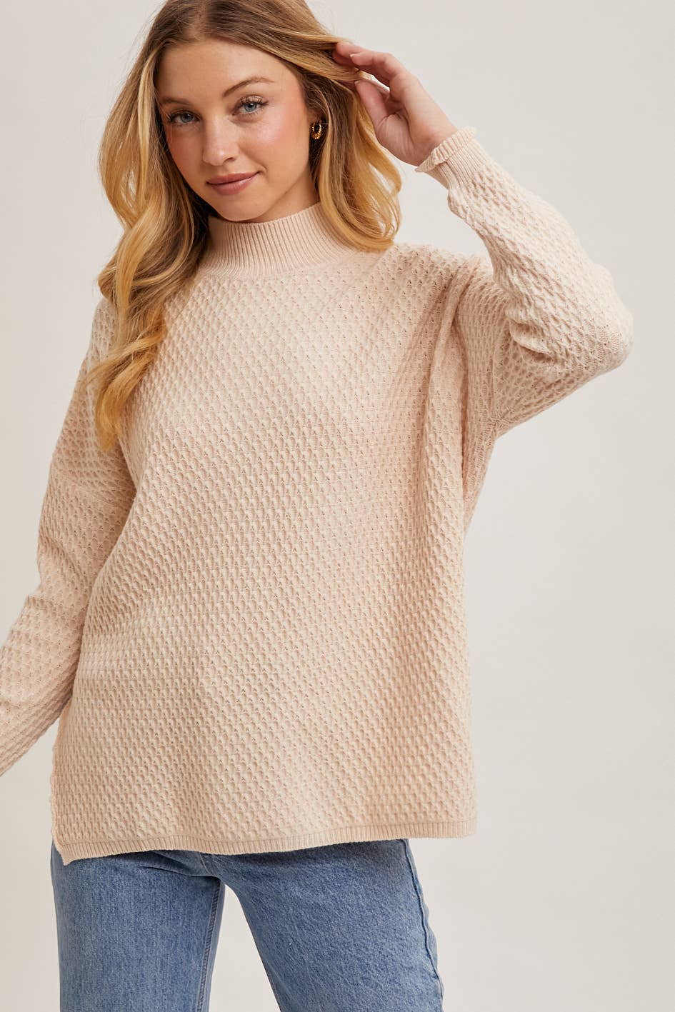 The Lowell Waffle Knit Sweater