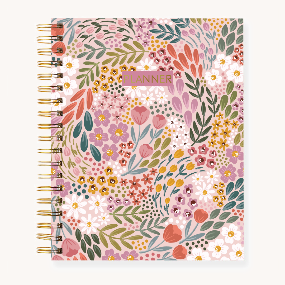 Floral Undated Planner