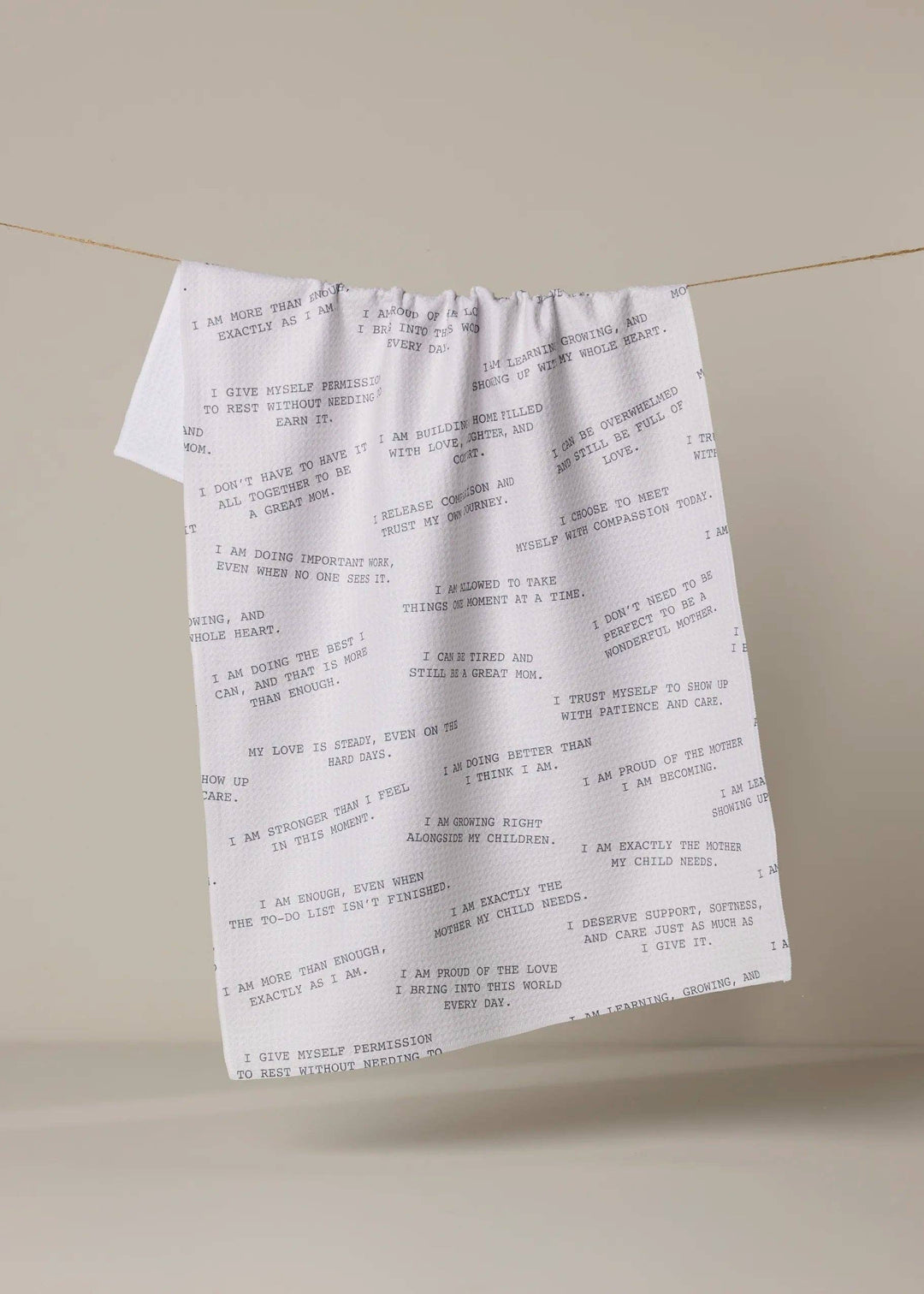 Reminders for Mom Tea Towel