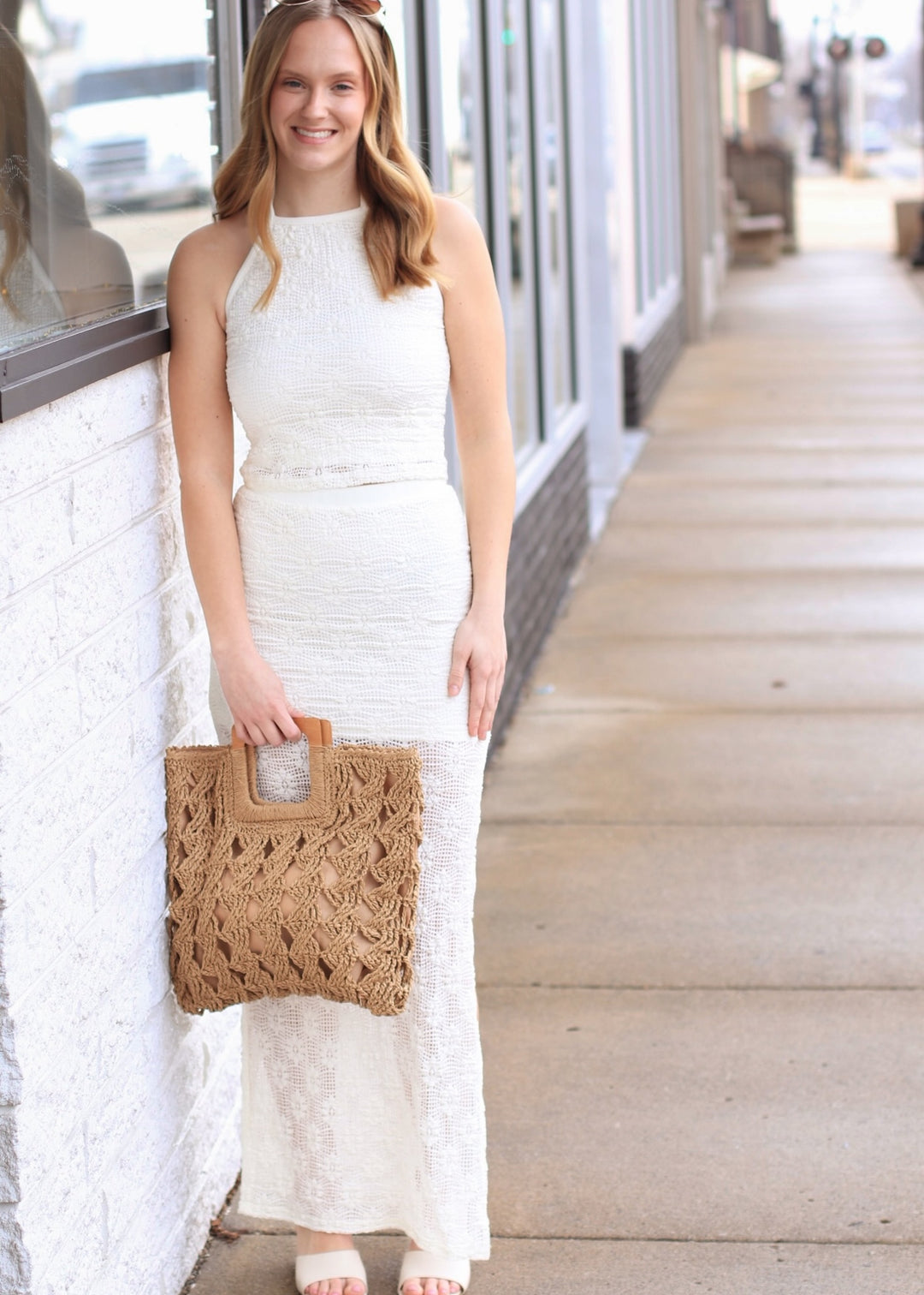 Breeze & Blossom Halter Neck Top