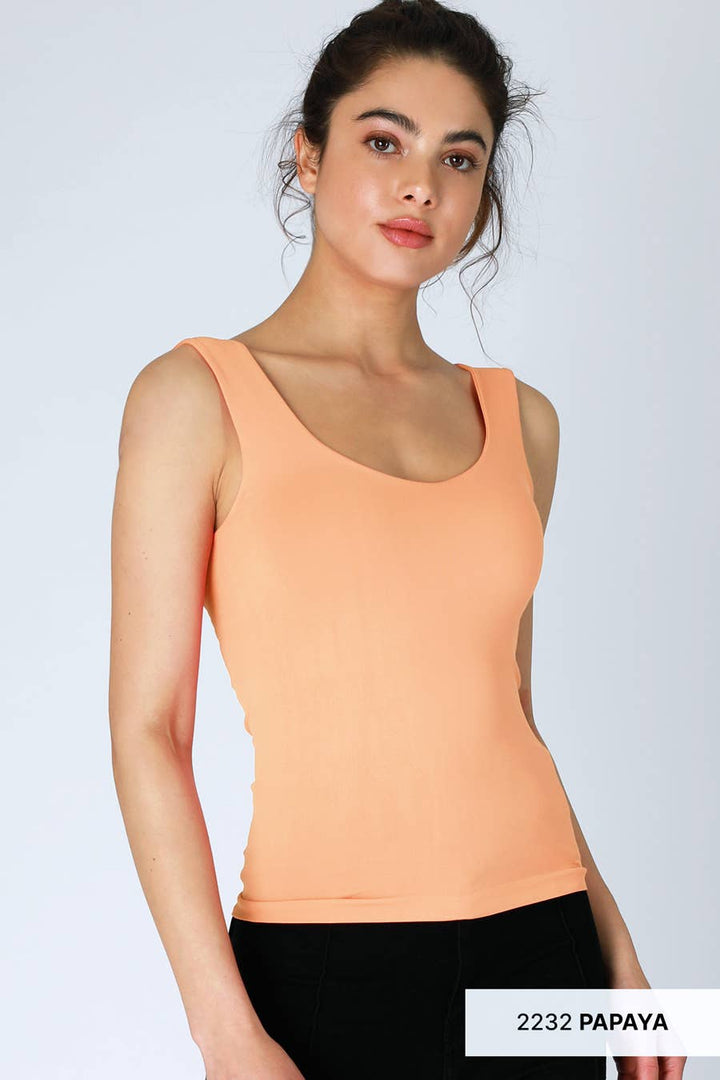 Clean Line Sweet Heart Tank in White
