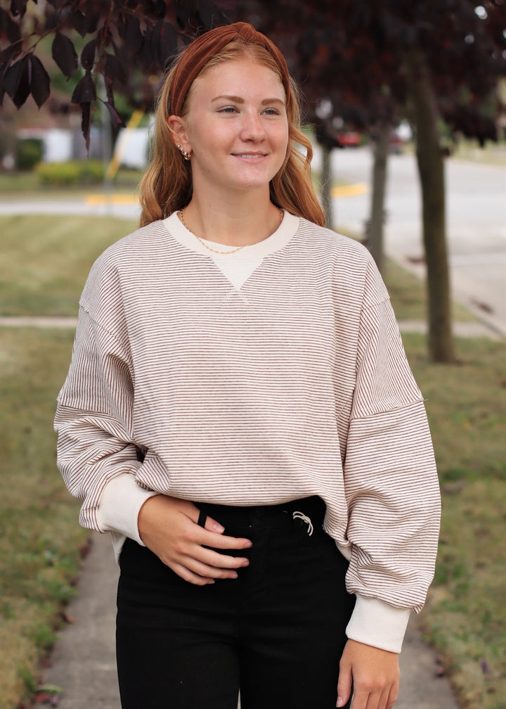 The Ecru Camel Pullover