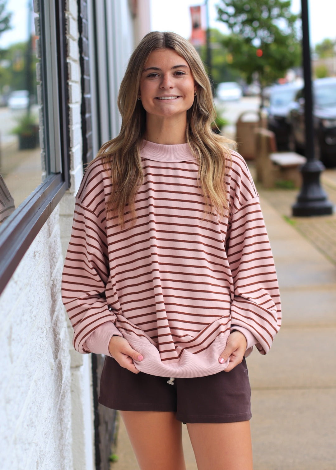 Strawberry Mocha Pullover