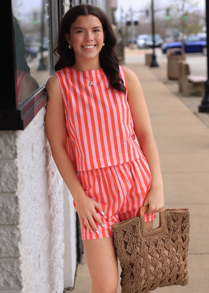 The Sunlit Stripe Tank