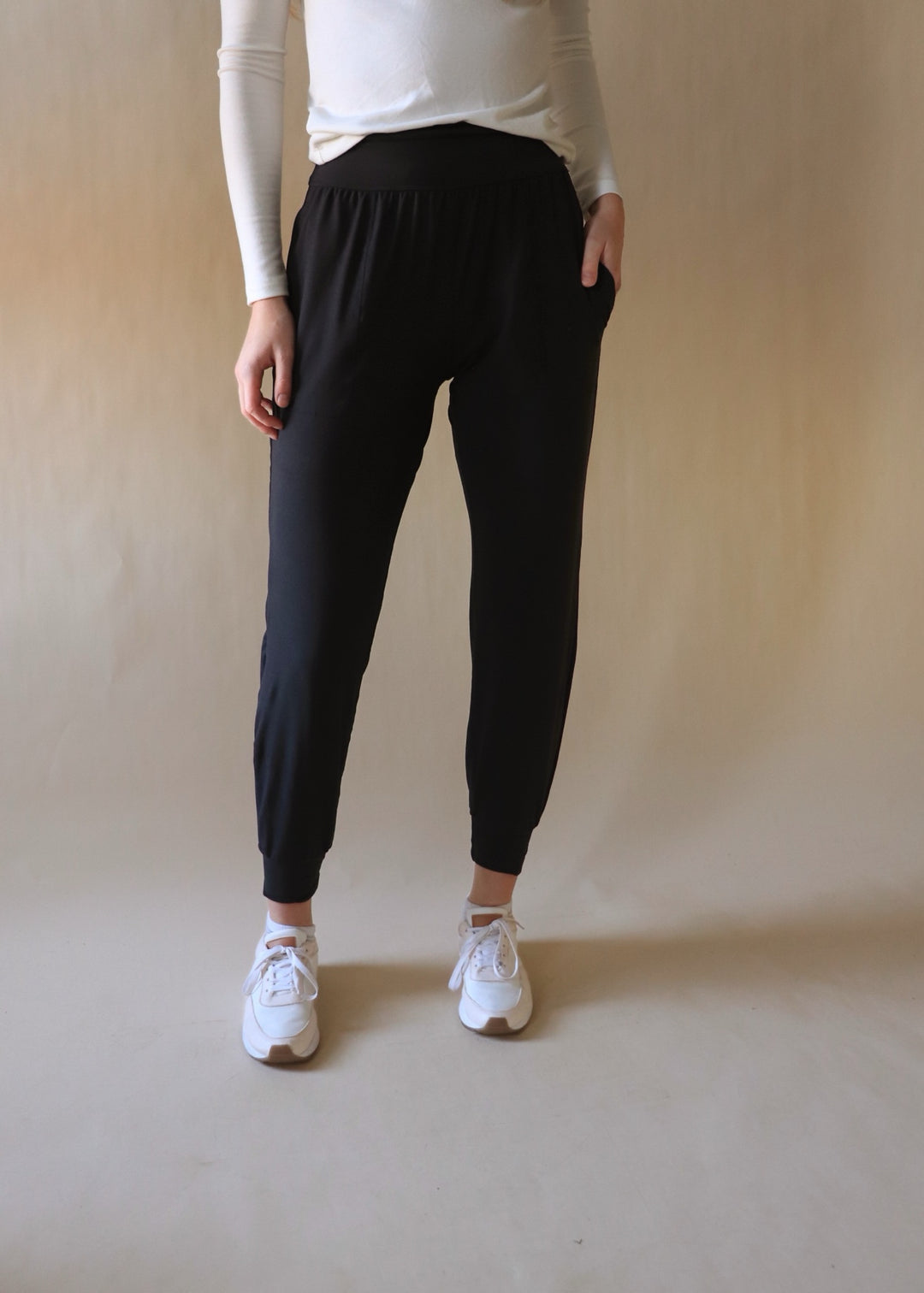 Butter Soft Joggers in Black