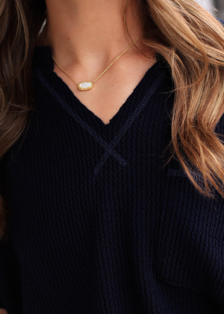 The Midnight Cove Boxy Top
