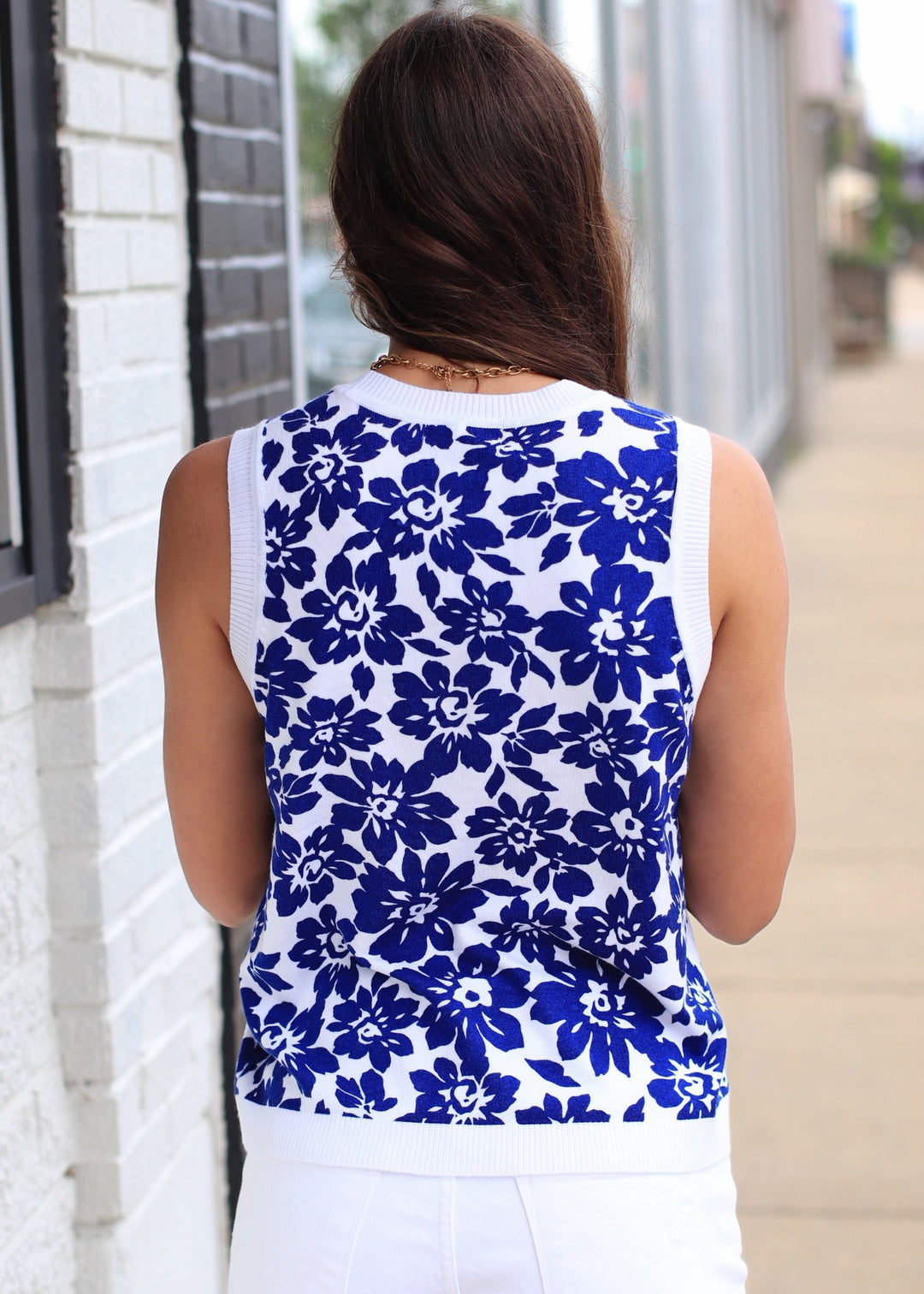 The Hampton Floral Tank