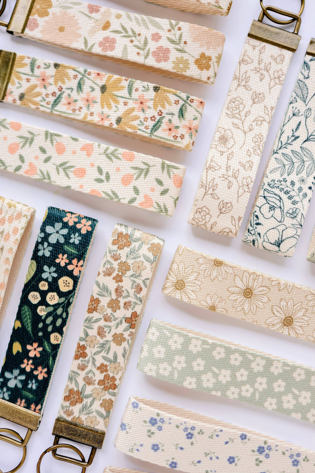 Canvas Wrist Keychain Lanyard, Key Wristlet