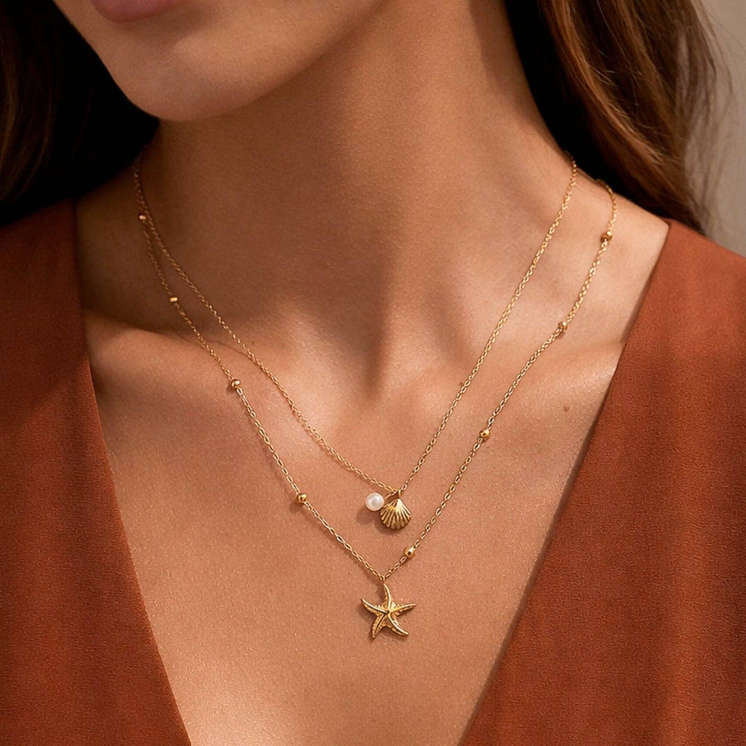 18K Gold PVD Plated Waterproof Stainless Steel Chain Necklace
