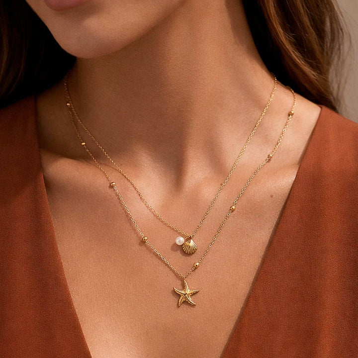 18K Gold PVD Plated Waterproof Stainless Steel Chain Necklace