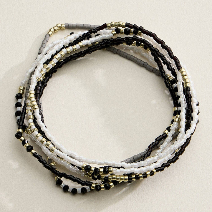 Seed Bead Stretch Bracelet Set | Stackable Bracelets