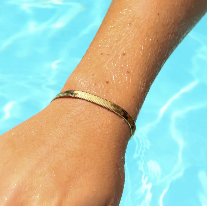 Signature Gold Herringbone Chain