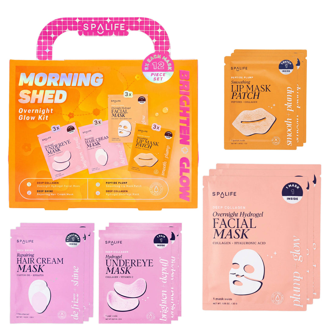 Christmas Holiday Morning Shed Overnight Glow Kit | 12 Piece Gift Set
