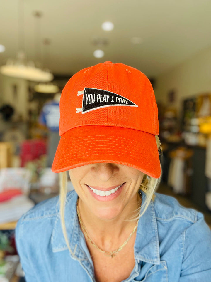  Pennant Flag Hat | Sports School Color | GameDay Hat