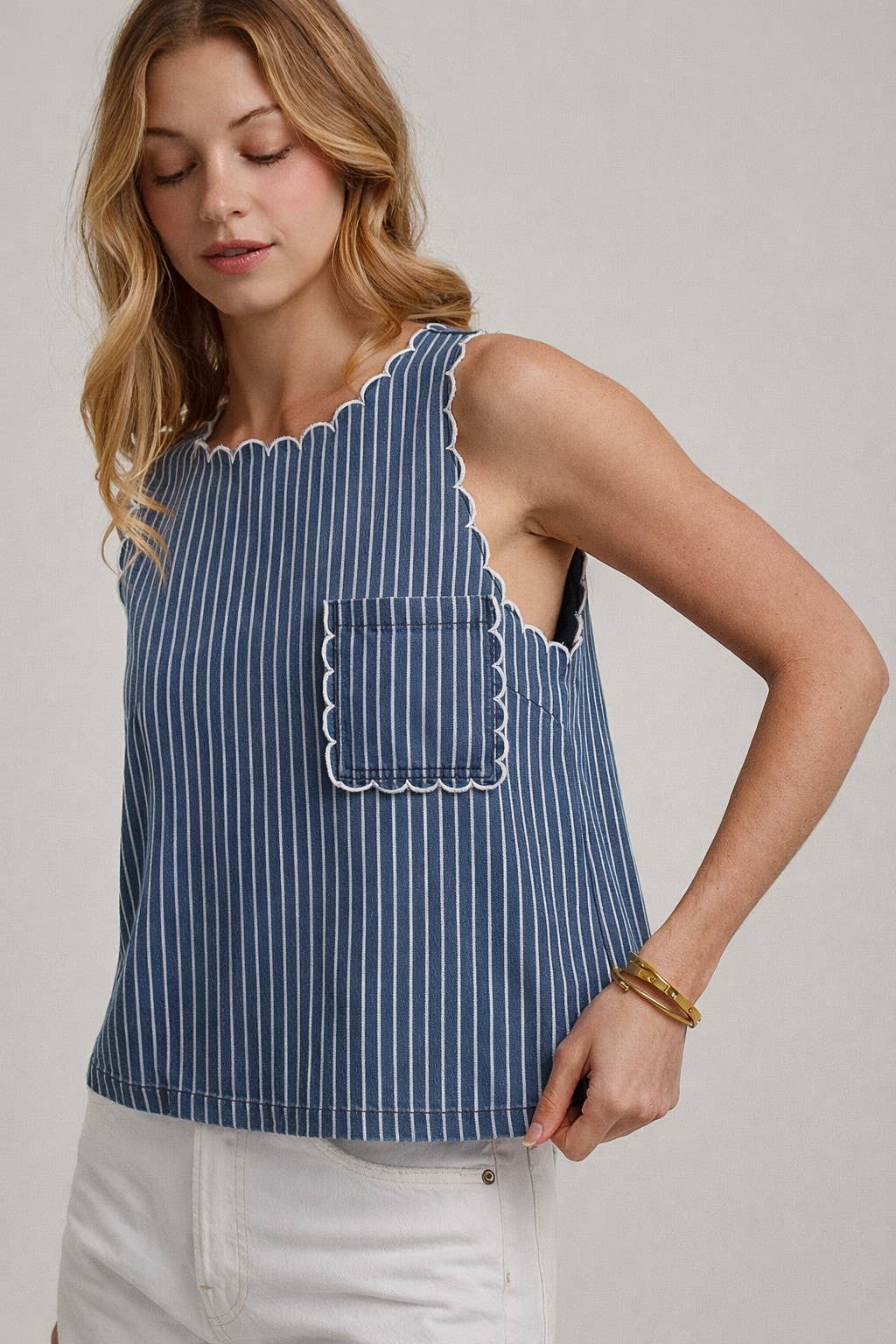 The County Line Top in Denim 🤍