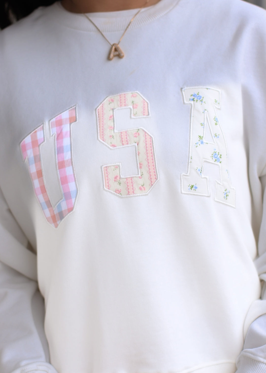 The Patchwork USA Pullover