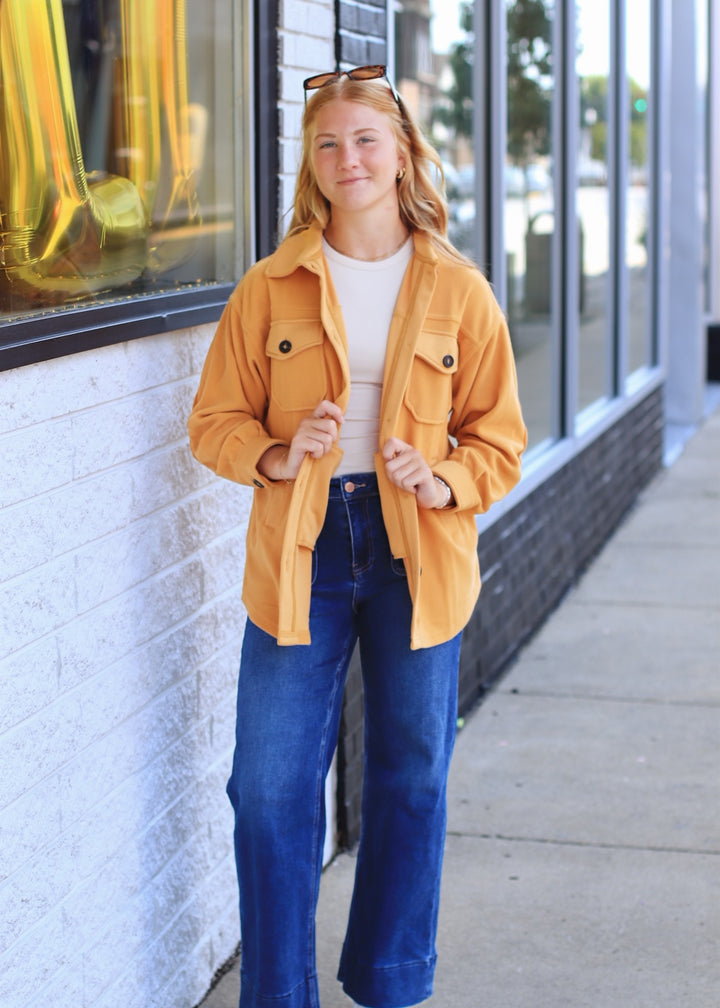 Honey Hue Fleece Jacket